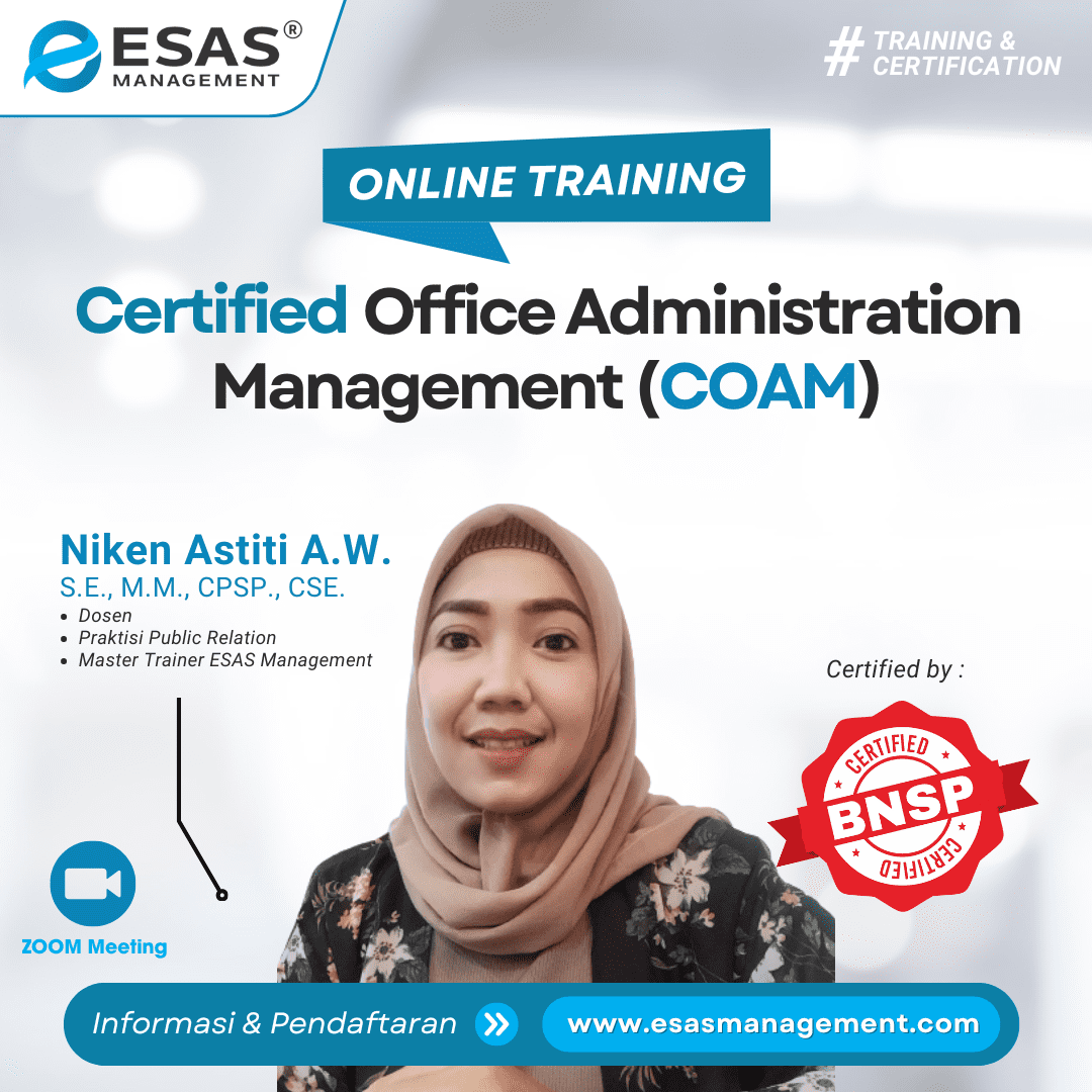 Certified Office Administration Management (COAM)