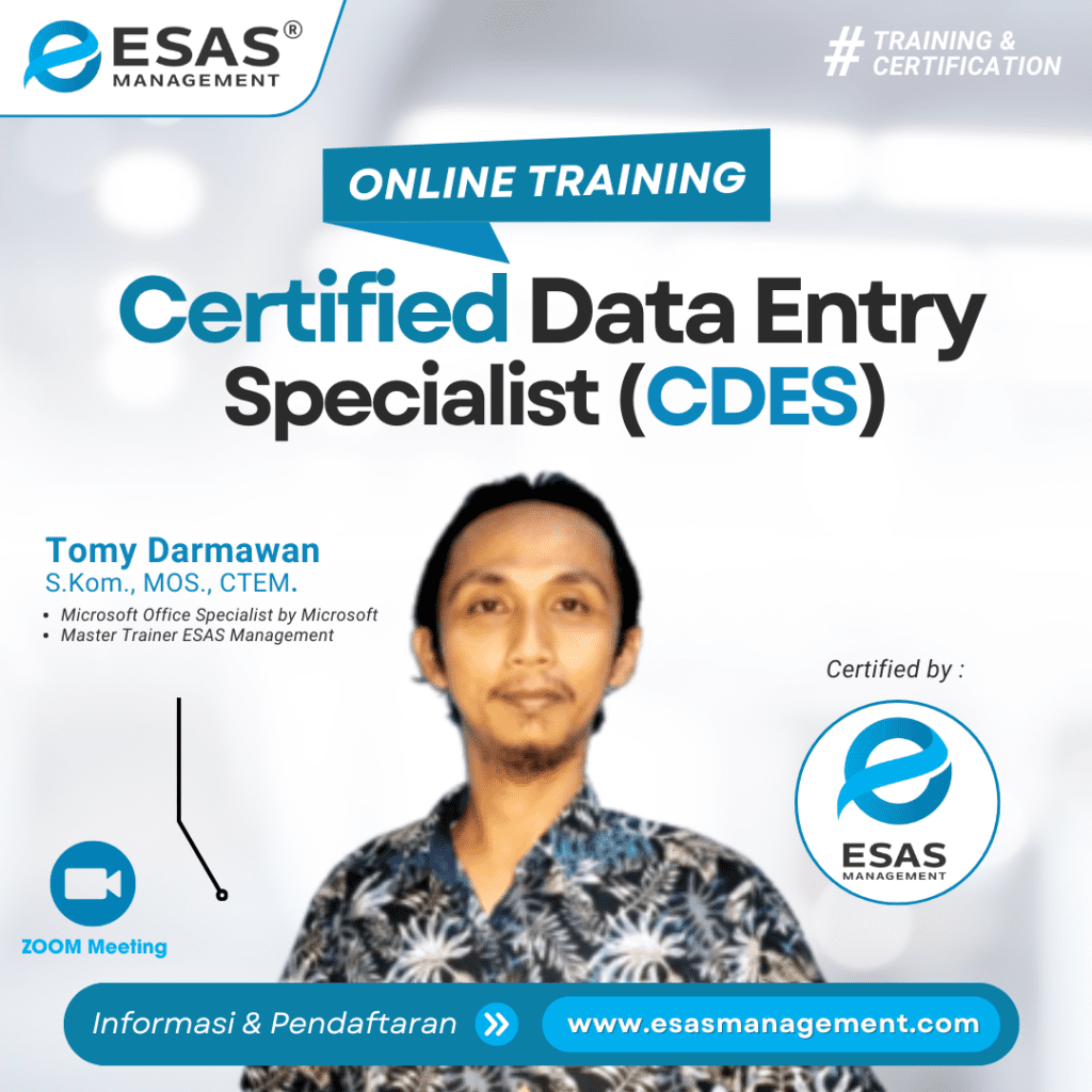 Certified Data Entry Specialist (CDES)