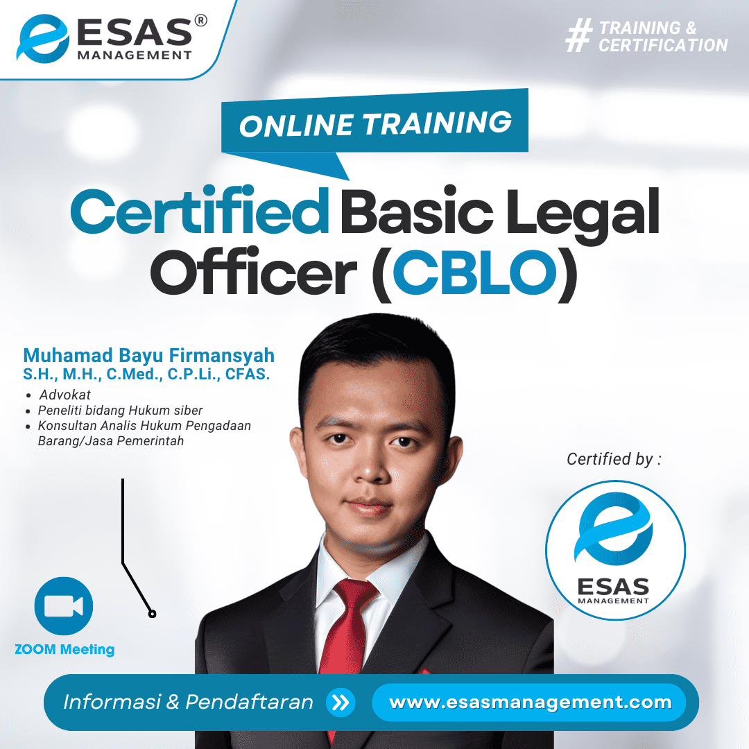 Basic Legal Officer – Certified Basic Legal Officer (CBLO) | Esas ...