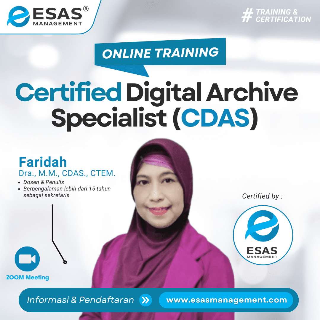 Certified Digital Archive Specialist (C.DAS)