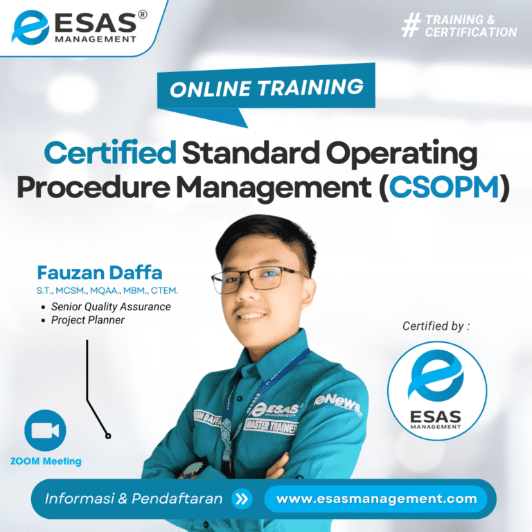 Certified Standard Operating Procedure Management (CSOPM)