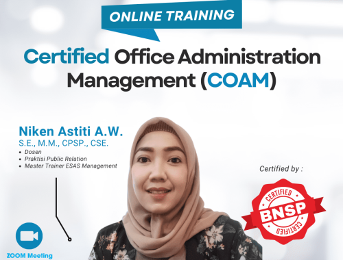 Certified Office Administration Management (COAM)